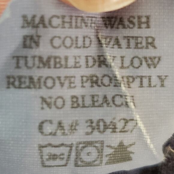 Splendid Blouse Women L Blue 3/4 Sleeve Knit Wide V-neck Flowy STMJ1435 USA Made - Picture 5 of 6